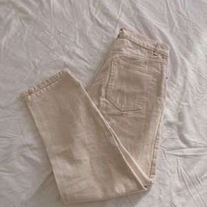 ASOS CREAM DENIM JEANS